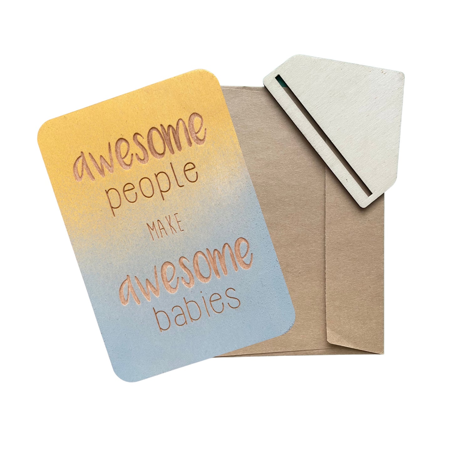 Awesome People Make Awesome Babies - Cheeky Charlie Keep Cards