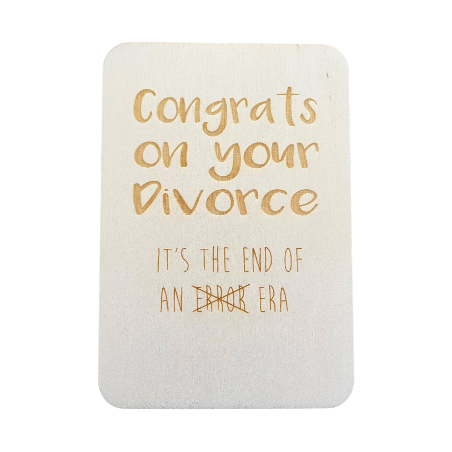 Congrats On Your Divorce - Cheeky Charlie Keep Cards