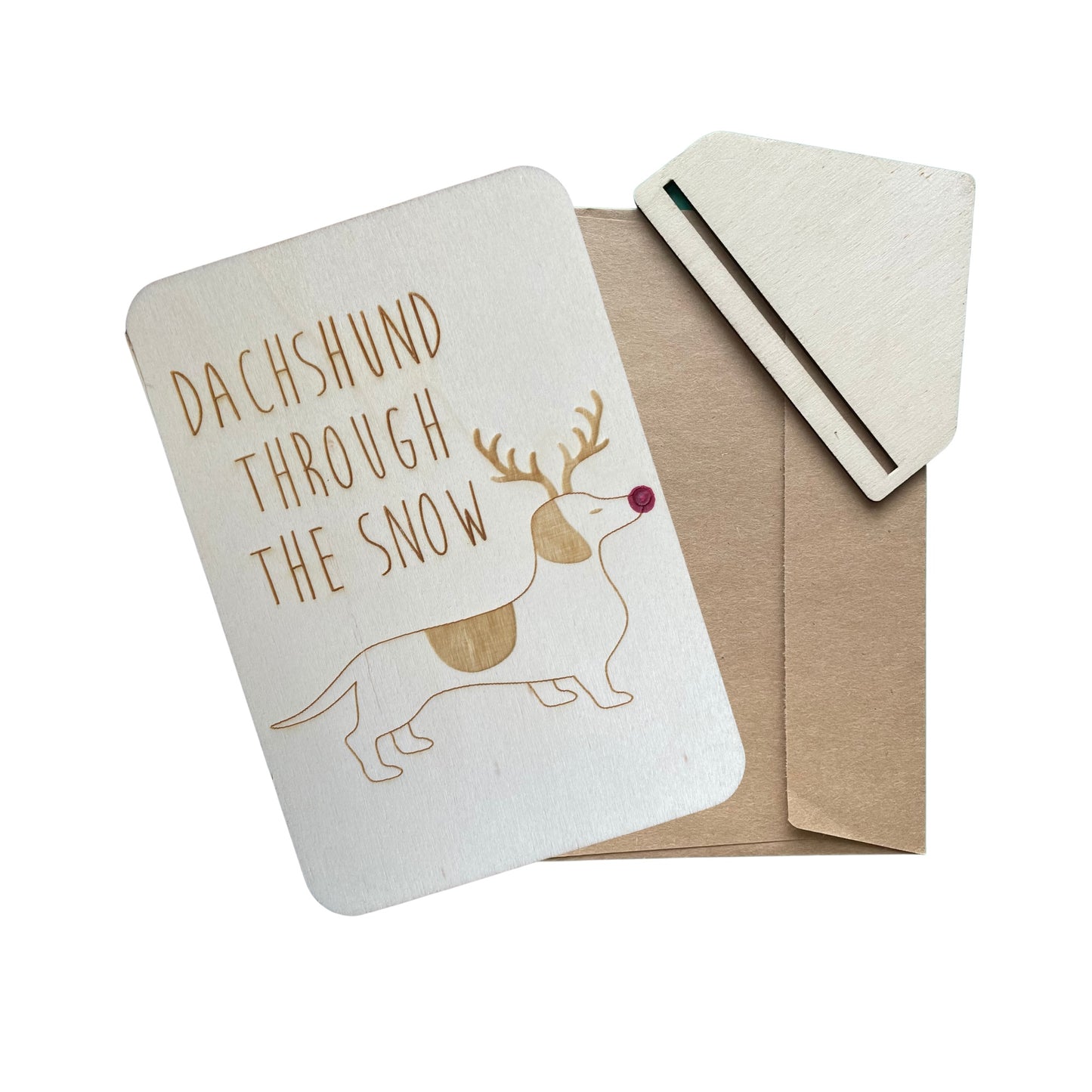Dachshund Through The Snow - Cheeky Charlie Keep Cards