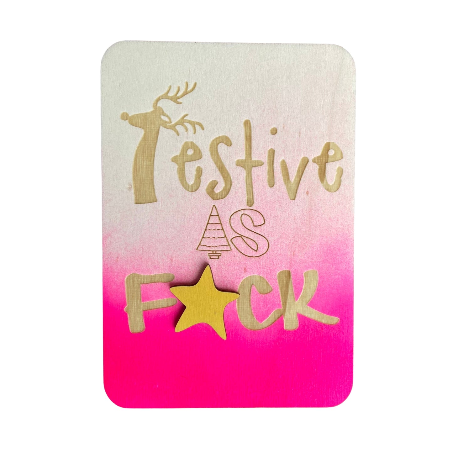 Festive As Fuck - Cheeky Charlie Keep Cards