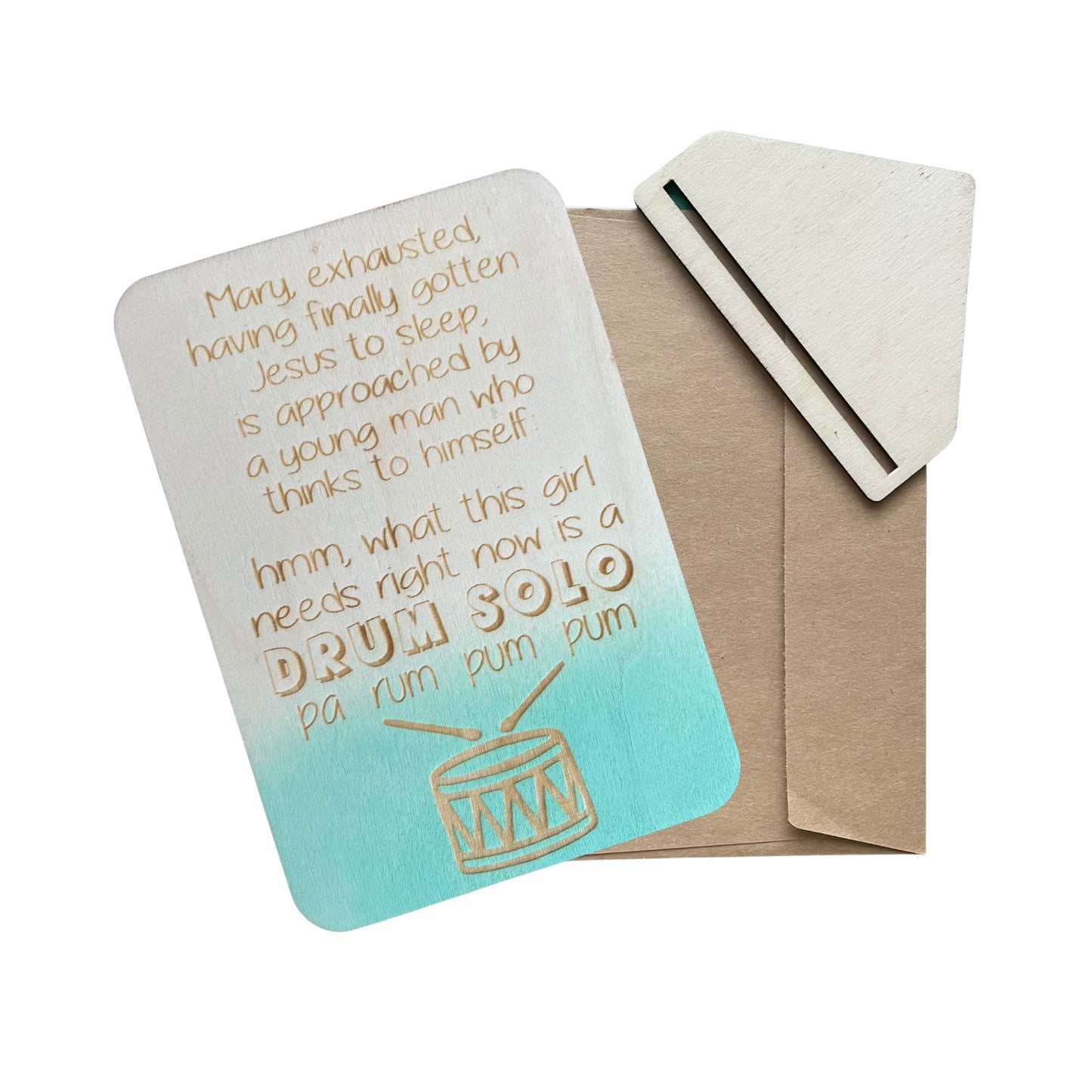 Mary, Exhausted, Needs A Drum Solo - Cheeky Charlie Keep Cards