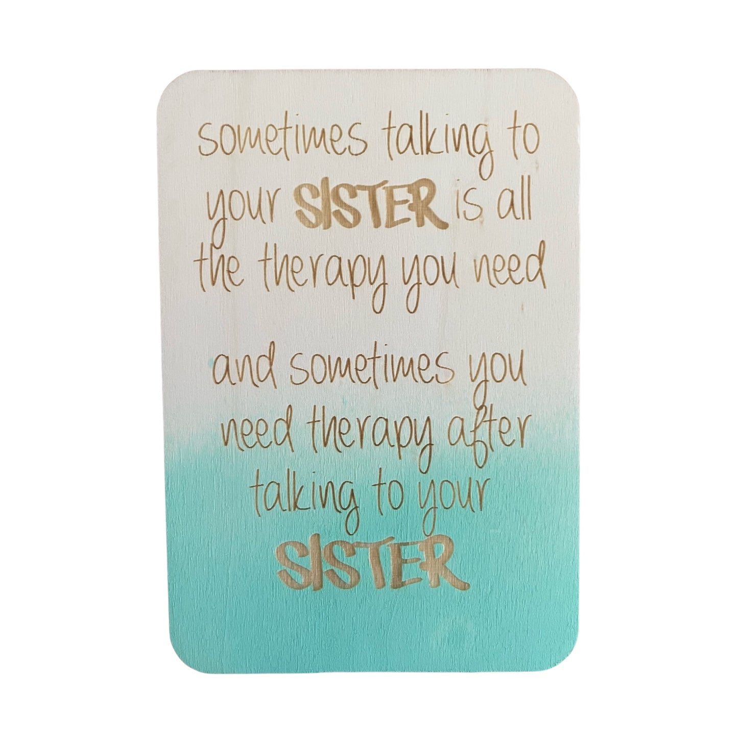 Sometimes Talking To Your Sister Is Therapy - Cheeky Charlie Keep Cards