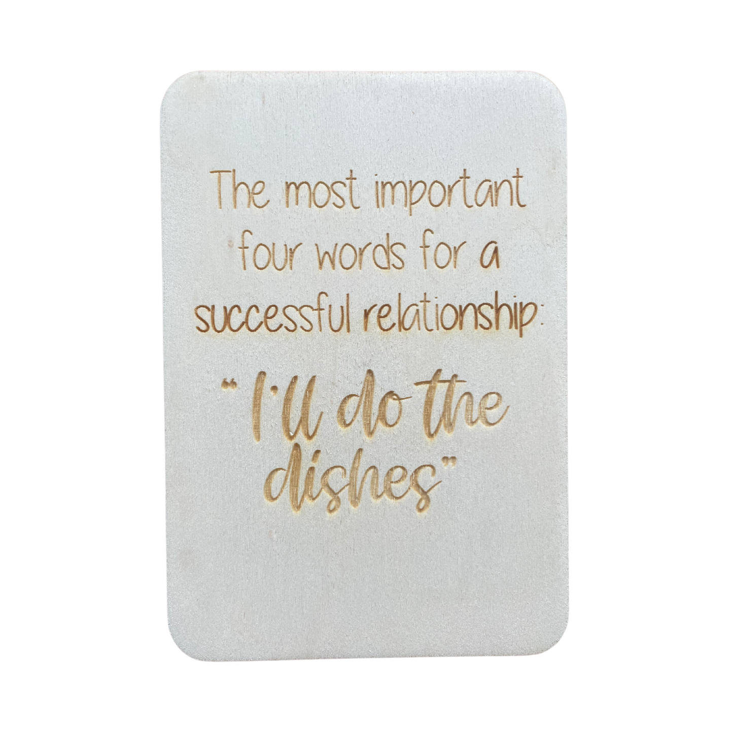 The Most Important Four Words - Cheeky Charlie Keep Cards