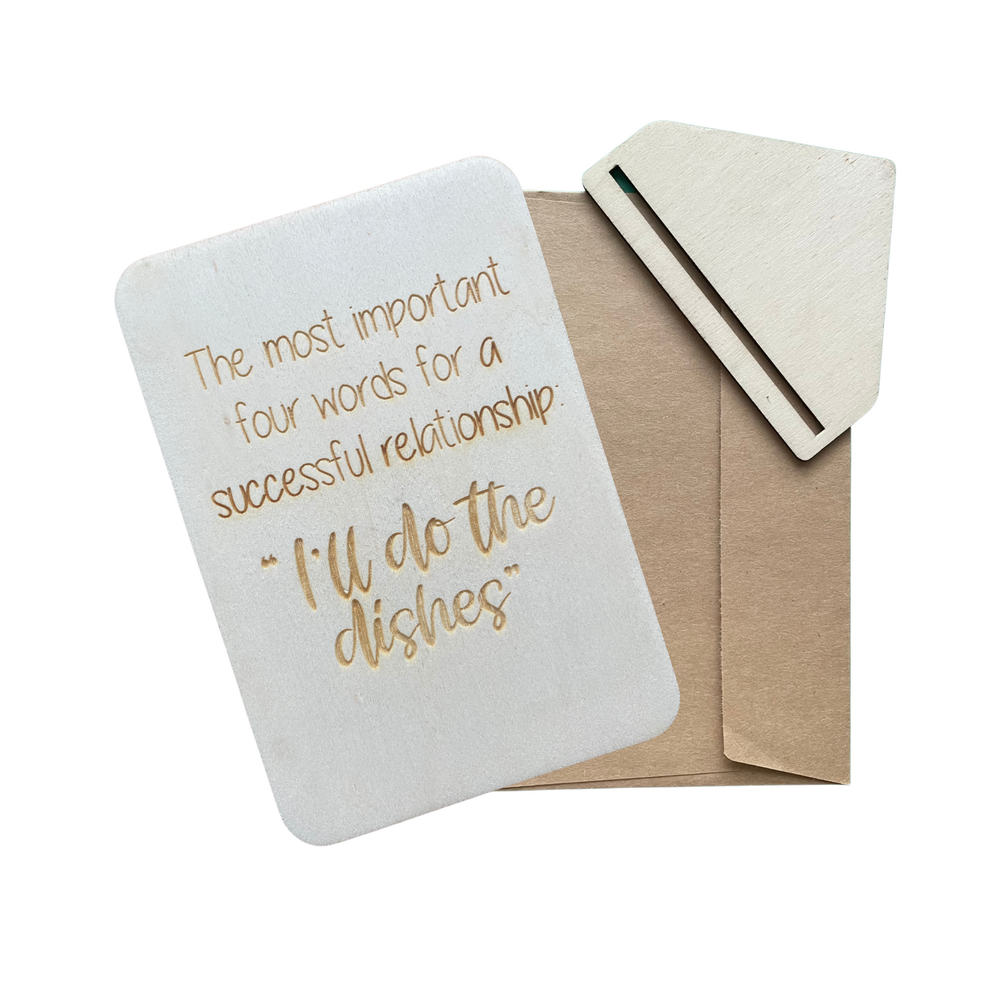 The Most Important Four Words - Cheeky Charlie Keep Cards