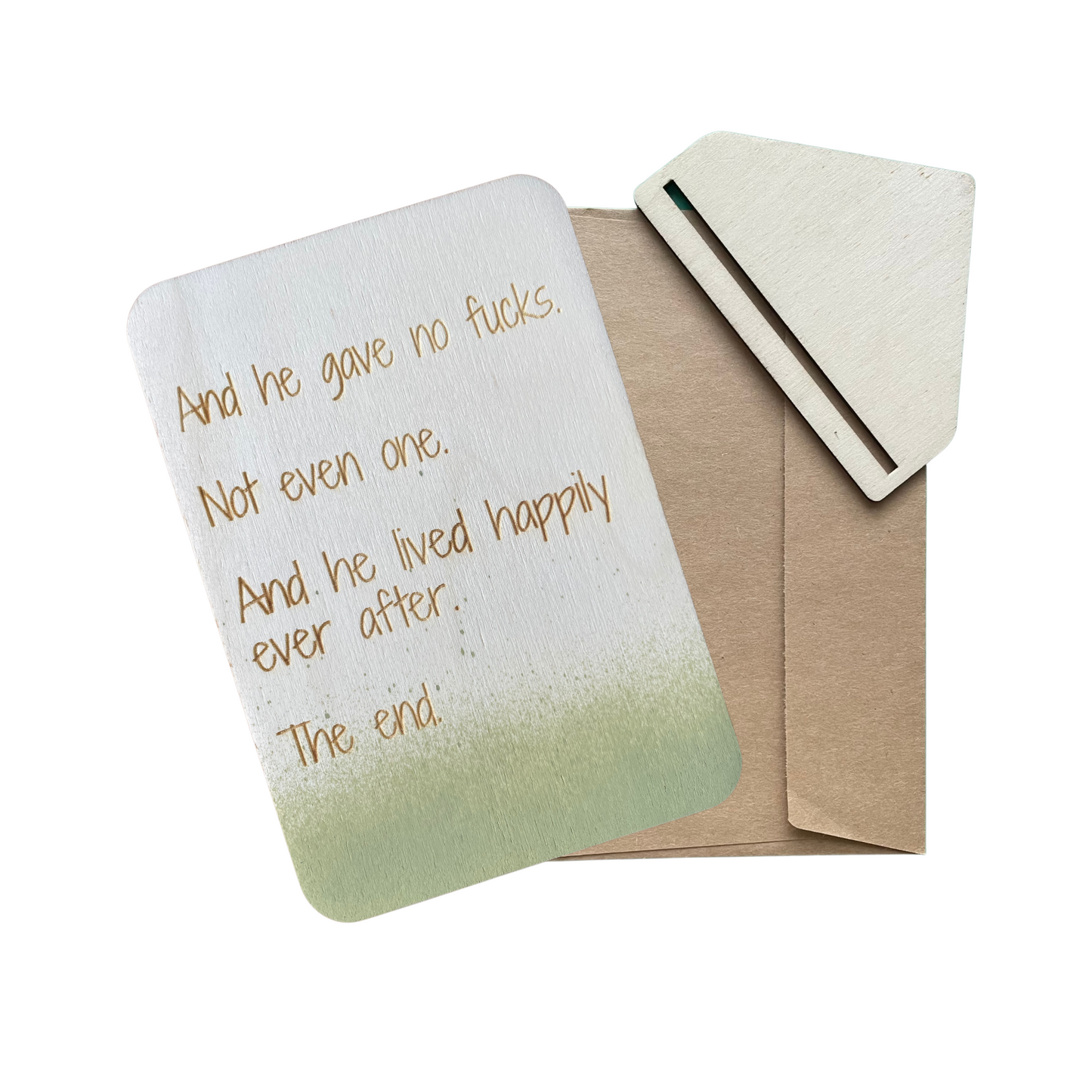 And He Gave No Fucks - Cheeky Charlie Keep Cards