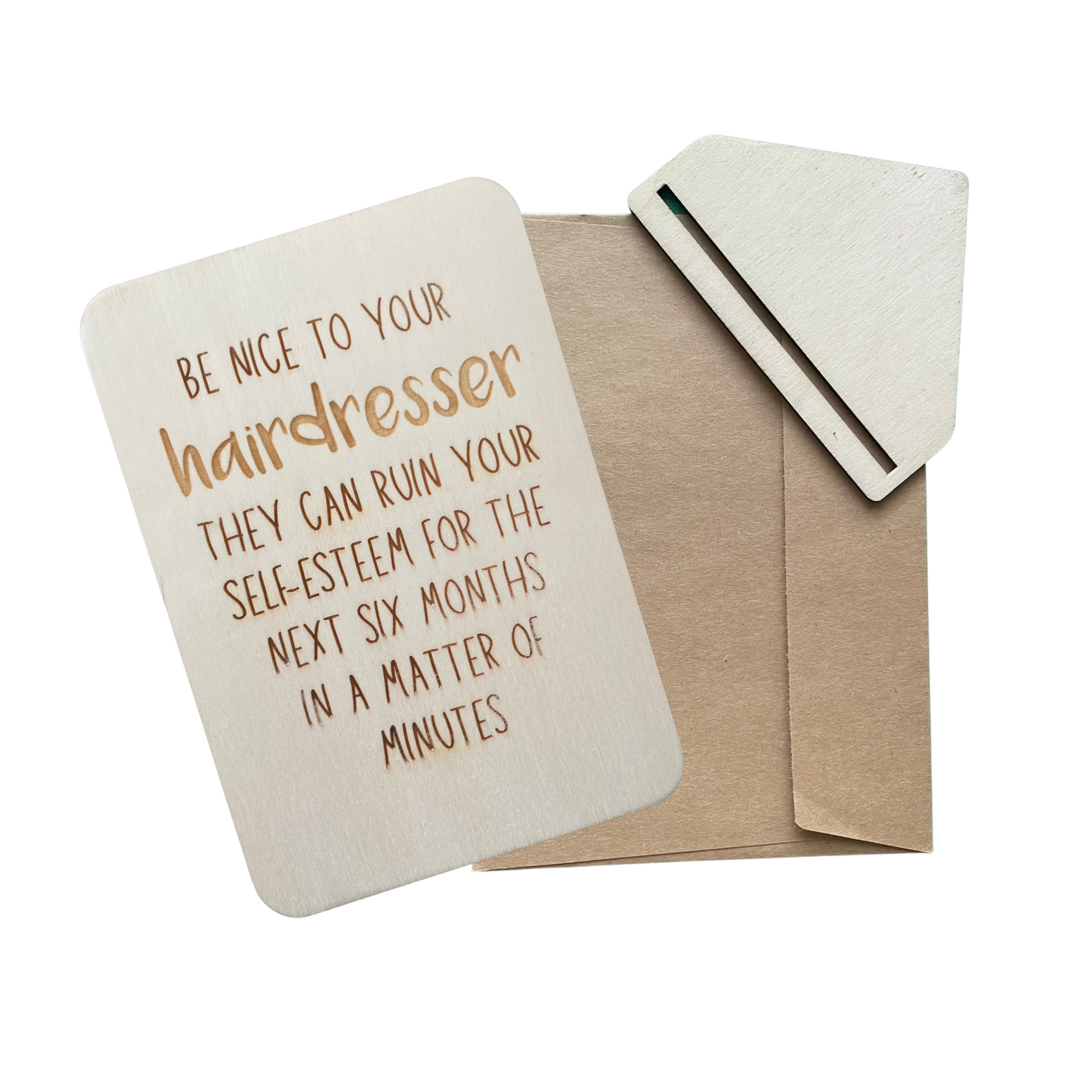 Be Nice To Your Hairdresser - Cheeky Charlie Keep Cards