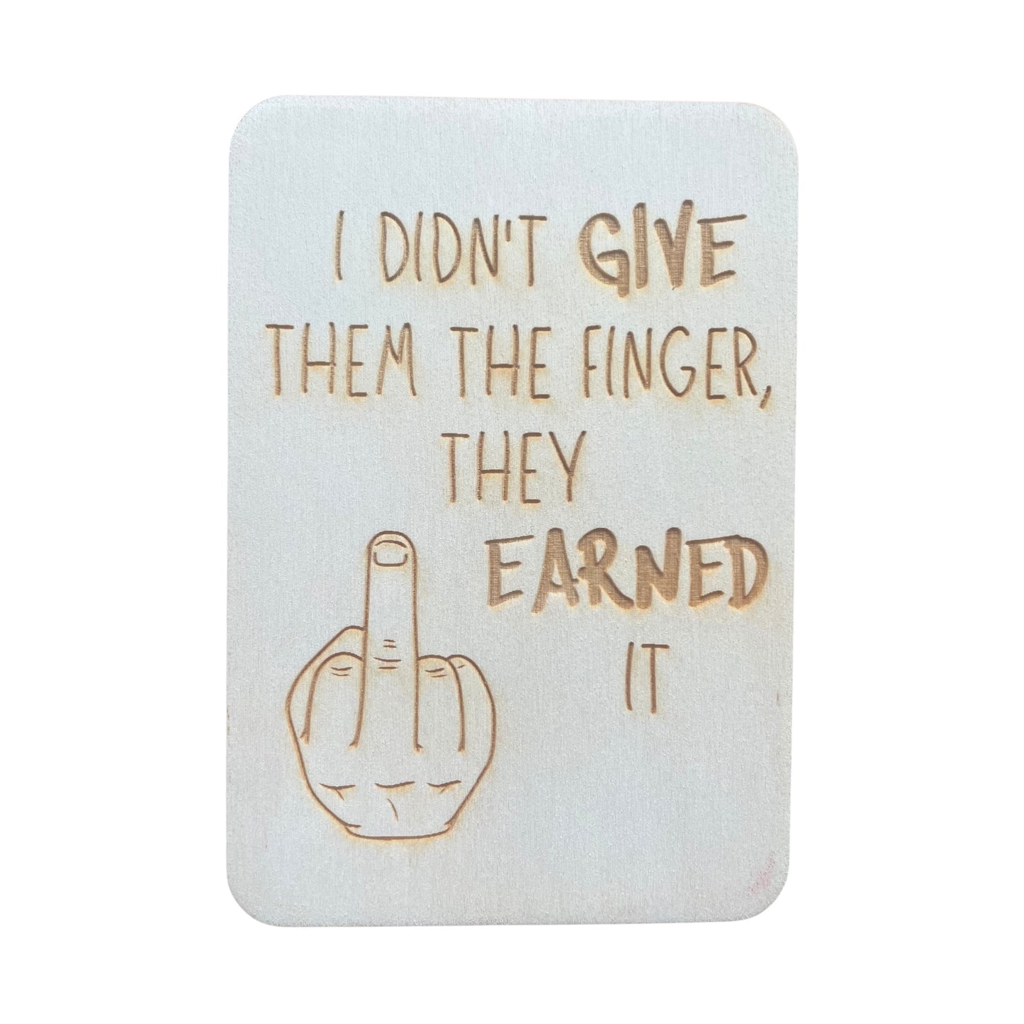 I Didn't GIVE Them The Finger