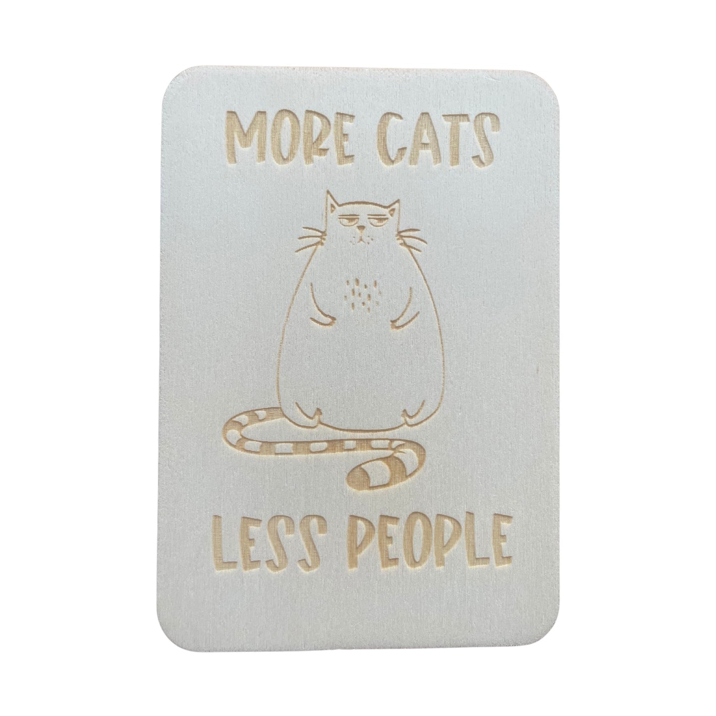 More Cats Less People