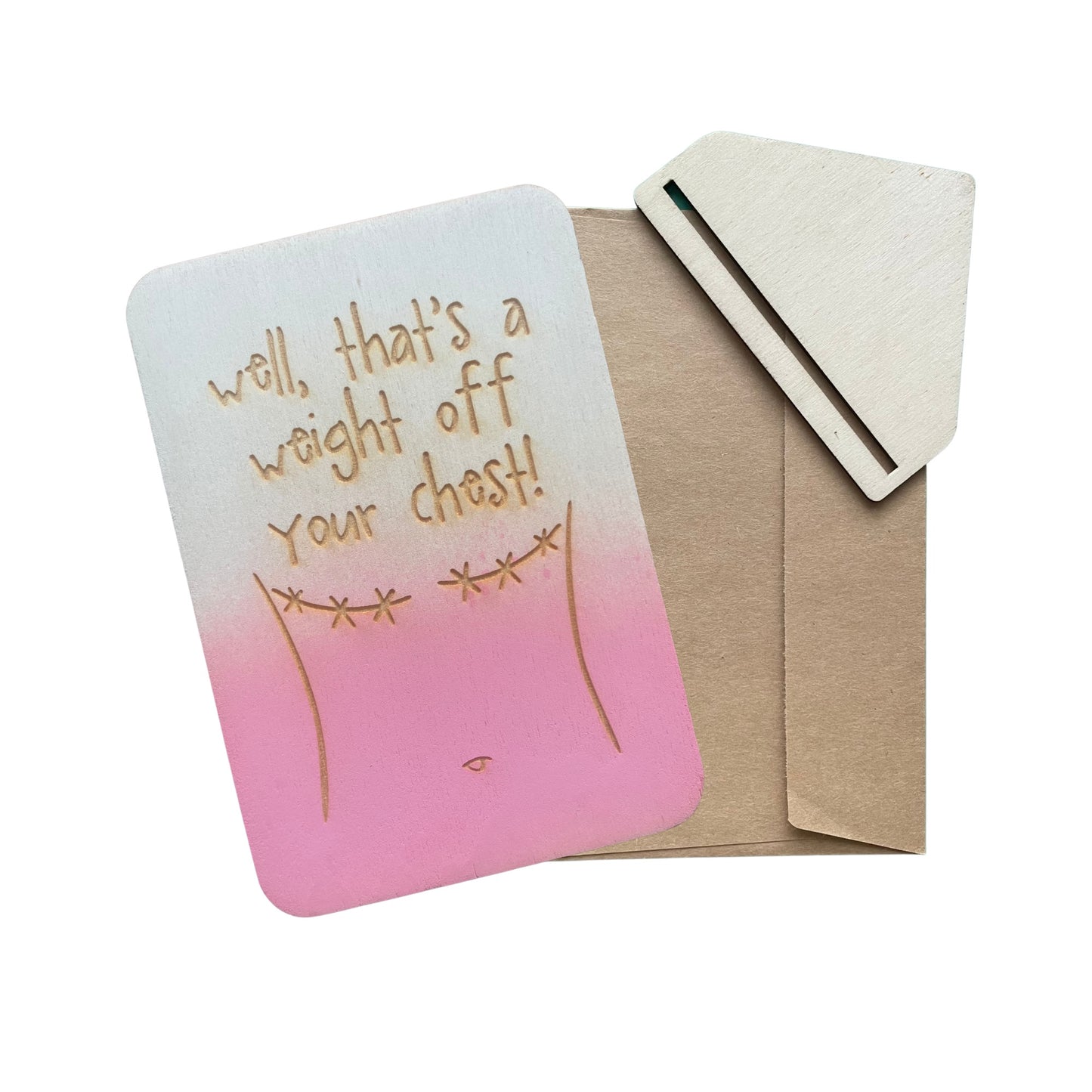 Well, That's A Weight Off Your Chest! - Cheeky Charlie Keep Cards