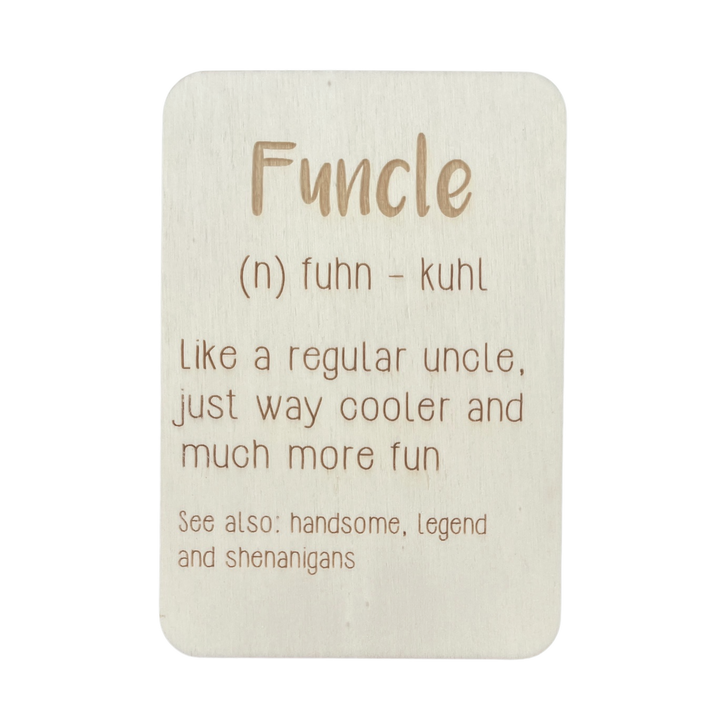 Funcle - Cheeky Charlie Keep Cards