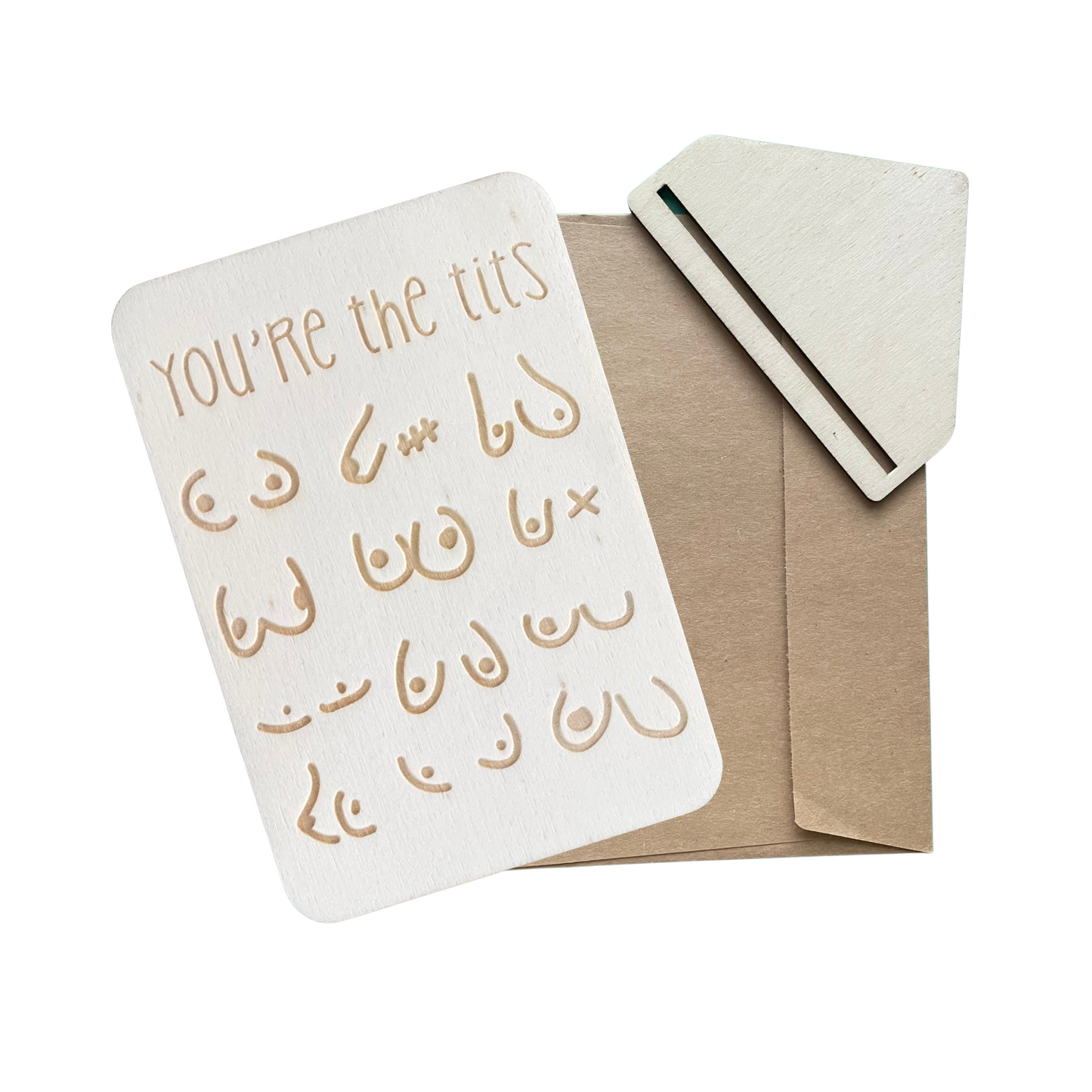 You’re The Tits - Cheeky Charlie Keep Cards