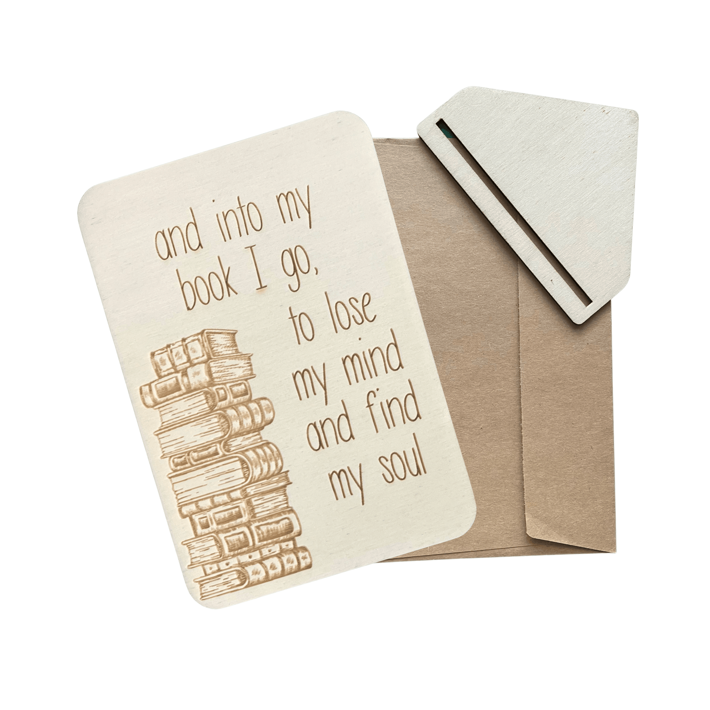And Into My Book I Go - Cheeky Charlie Keep Cards