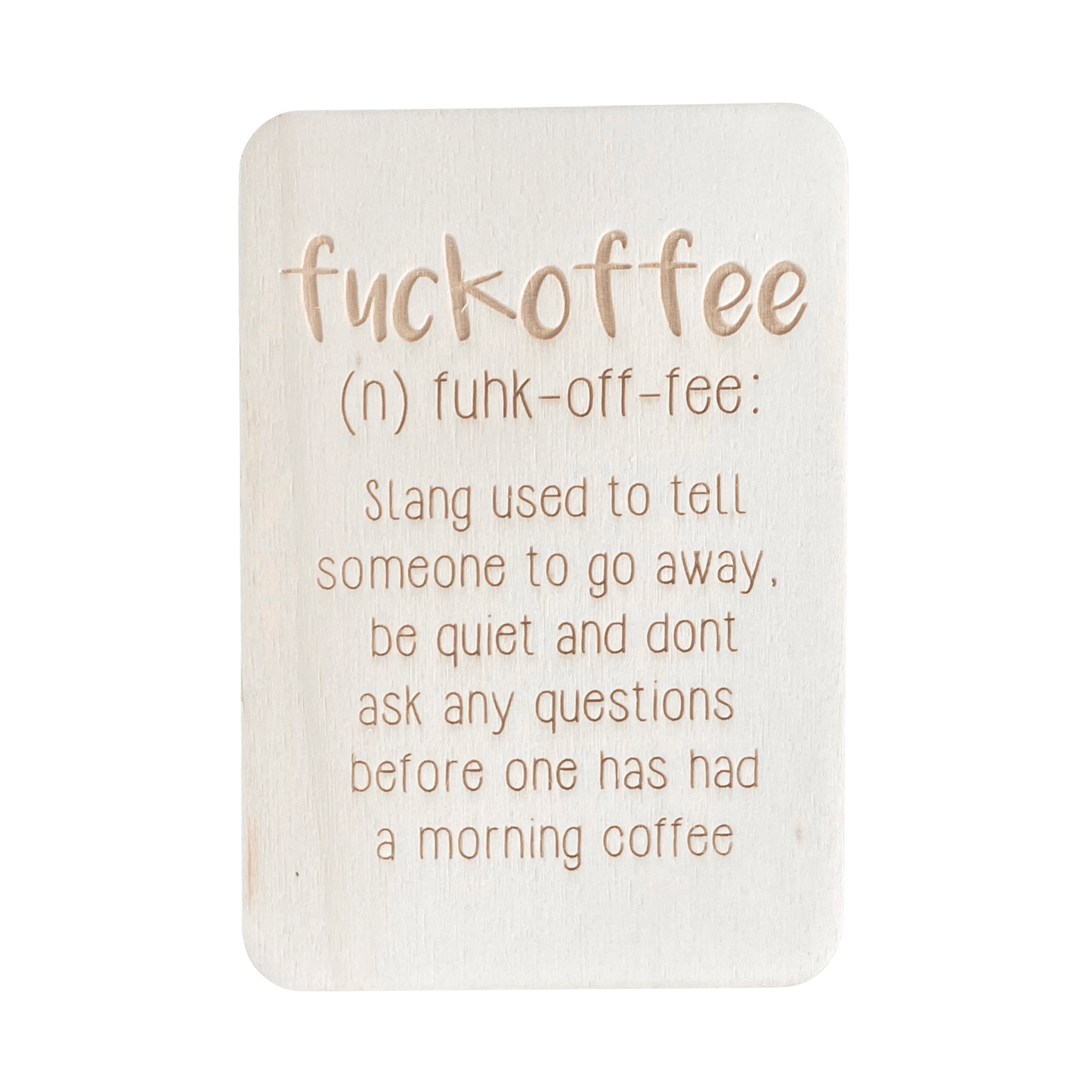 Fuckoffee - Cheeky Charlie Keep Cards
