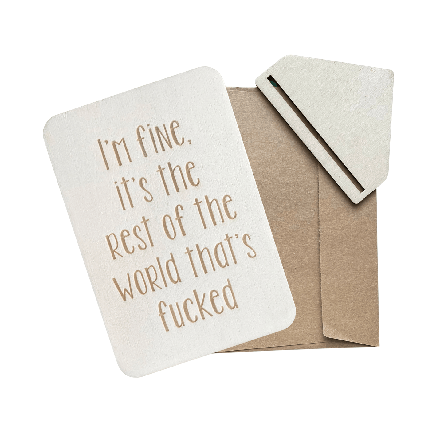I'm Fine - Cheeky Charlie Keep Cards