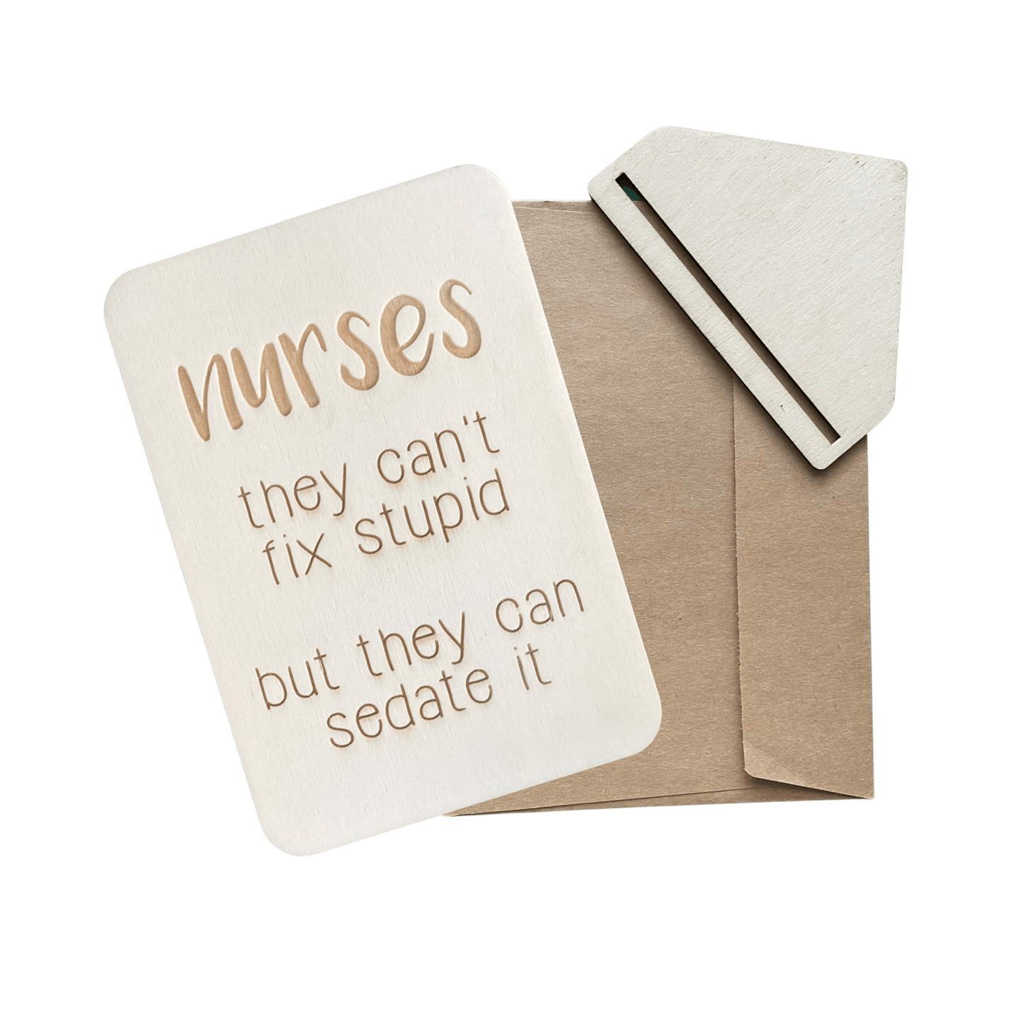 Nurses - They Can't Fix Stupid - Cheeky Charlie Keep Cards