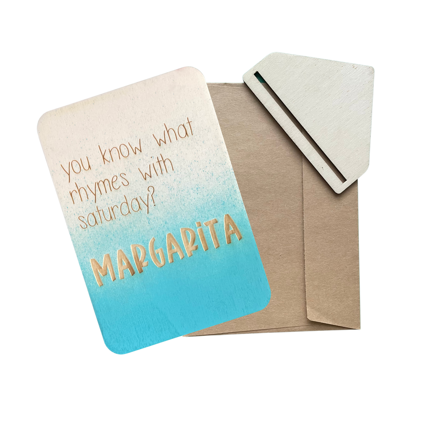 You Know What Rhymes With Saturday? - Cheeky Charlie Keep Cards