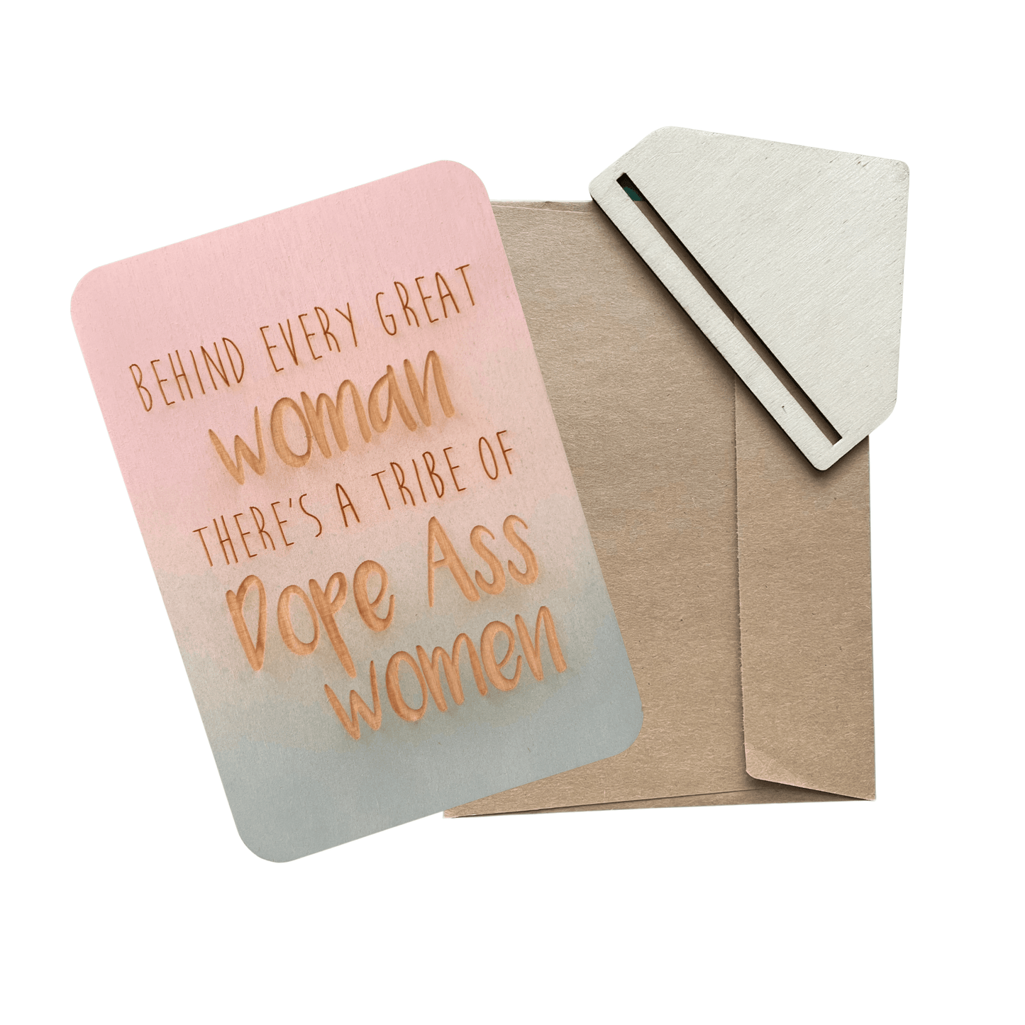 Behind Every Great Woman - Cheeky Charlie Keep Cards