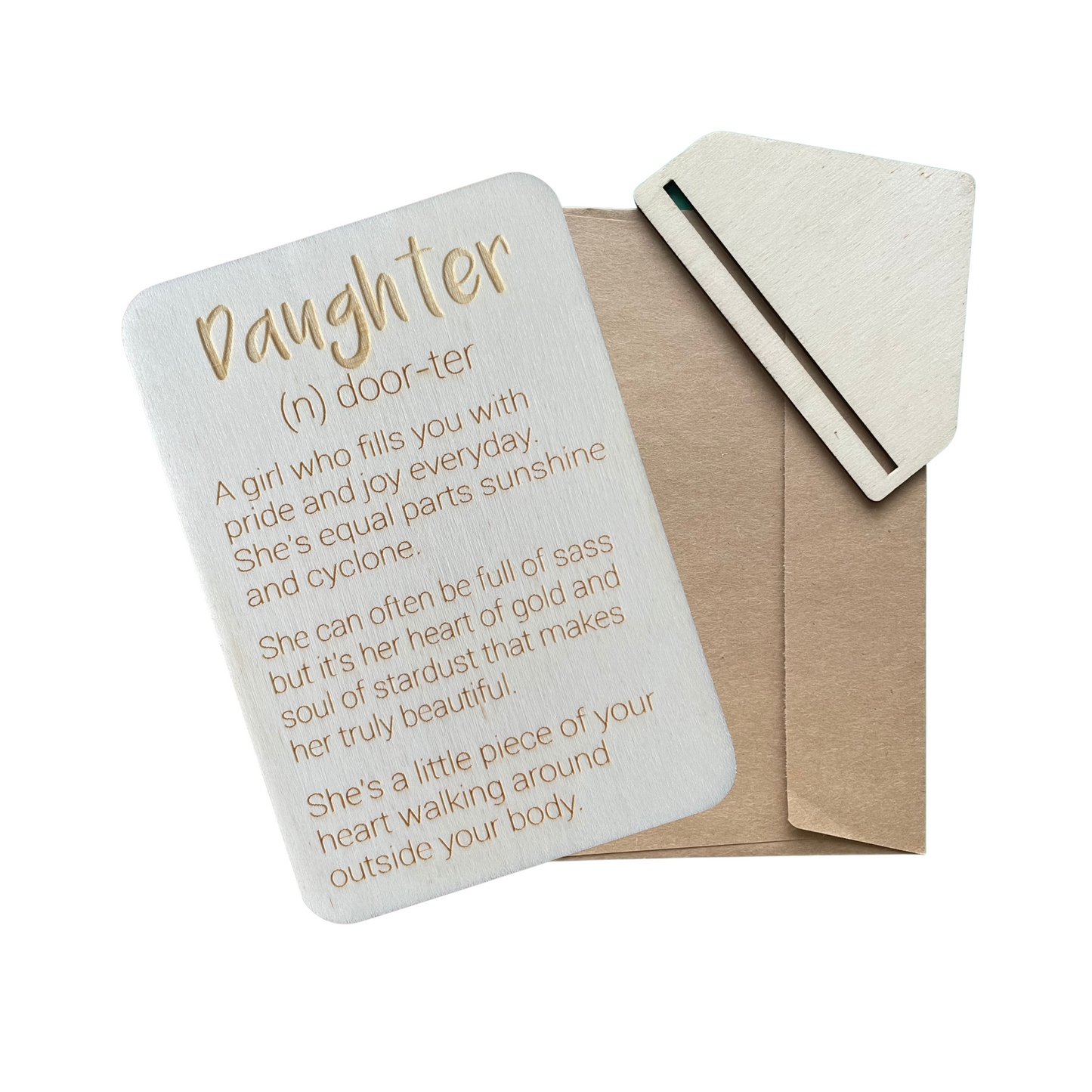 Daughter (n) - Cheeky Charlie Keep Cards