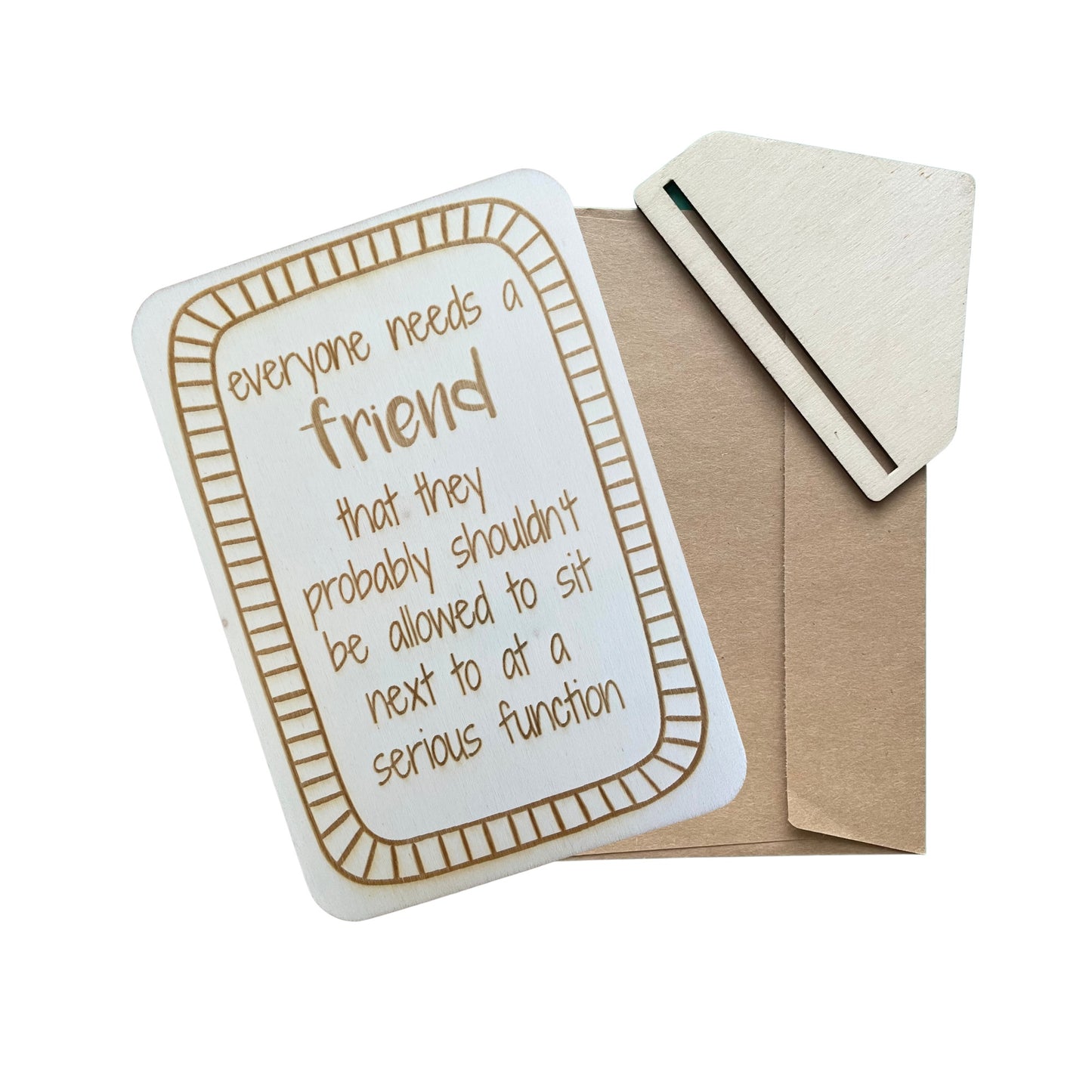 Everyone Needs A Friend - Cheeky Charlie Keep Cards