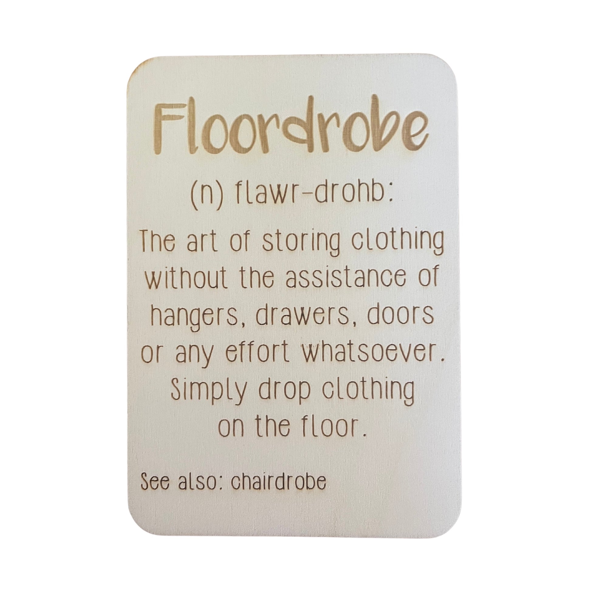 Floordrobe - Cheeky Charlie Keep Cards