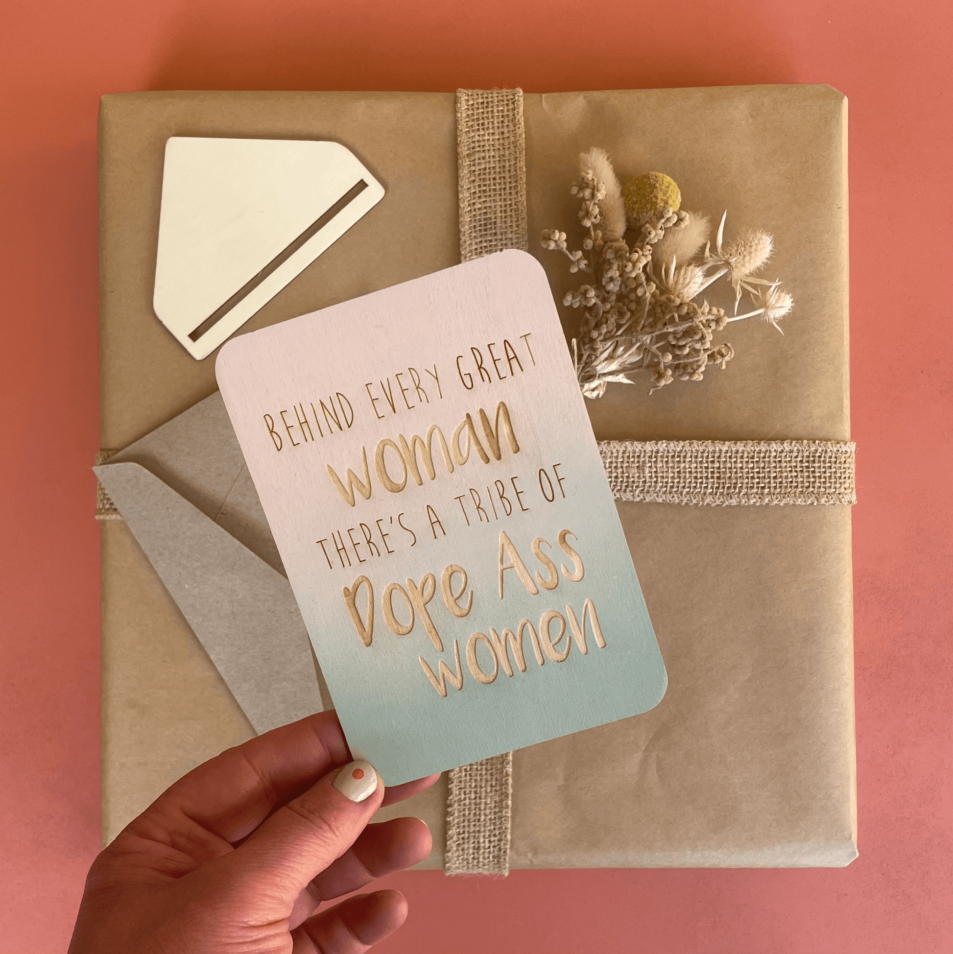 Behind Every Great Woman - Cheeky Charlie Keep Cards