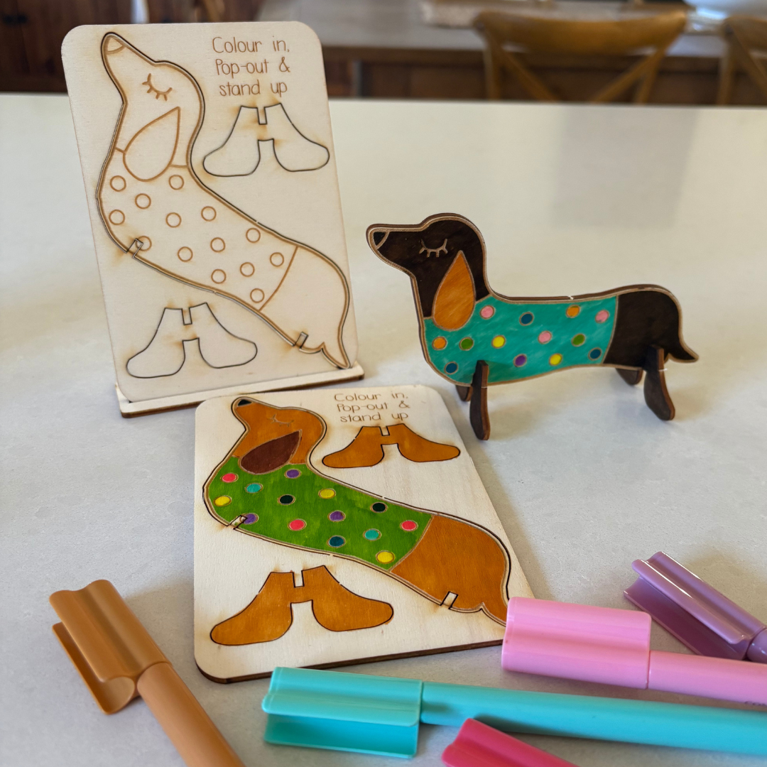 Pop-out And Colour In  Pooch