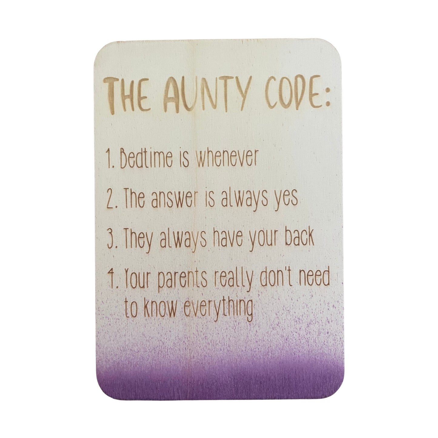 The Aunty Code - Cheeky Charlie Keep Cards