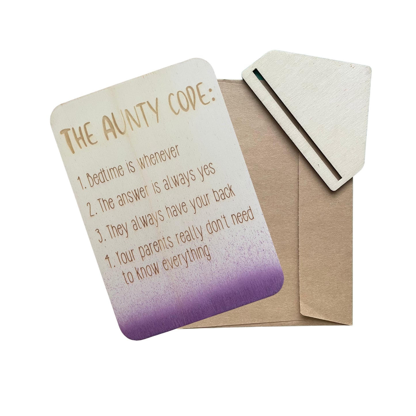 The Aunty Code - Cheeky Charlie Keep Cards