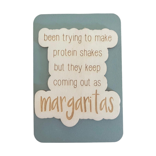 Been Trying To Make Protein Shakes - Cheeky Charlie Keep Cards