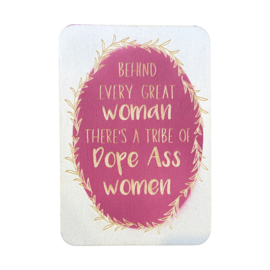 Behind Every Great Woman - Cheeky Charlie Keep Cards