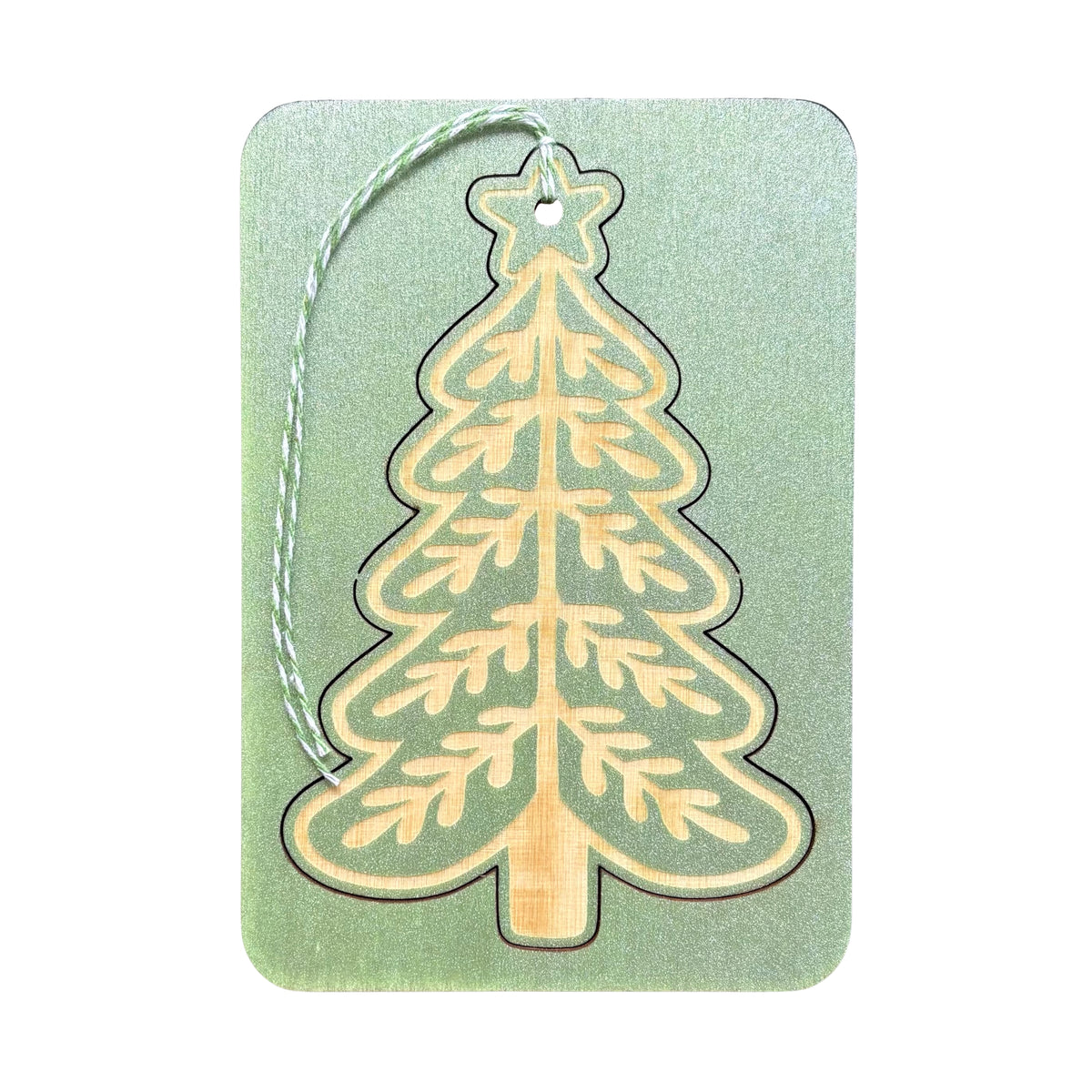 Xmas - Christmas Tree Tag - Cheeky Charlie Keep Cards