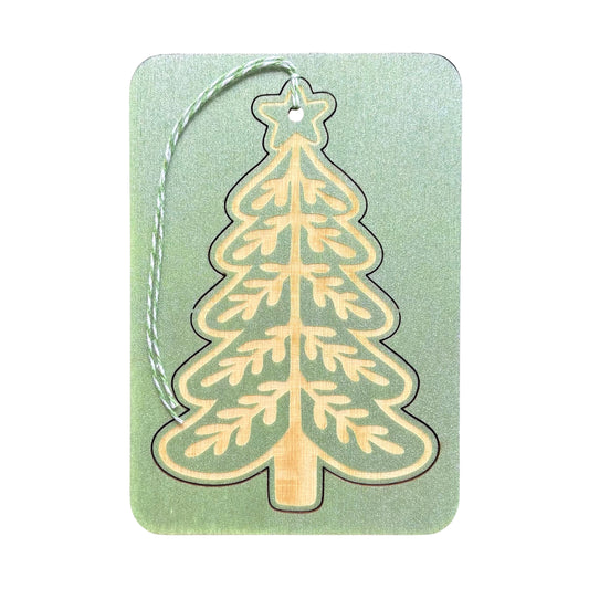 Xmas - Christmas Tree Tag - Cheeky Charlie Keep Cards