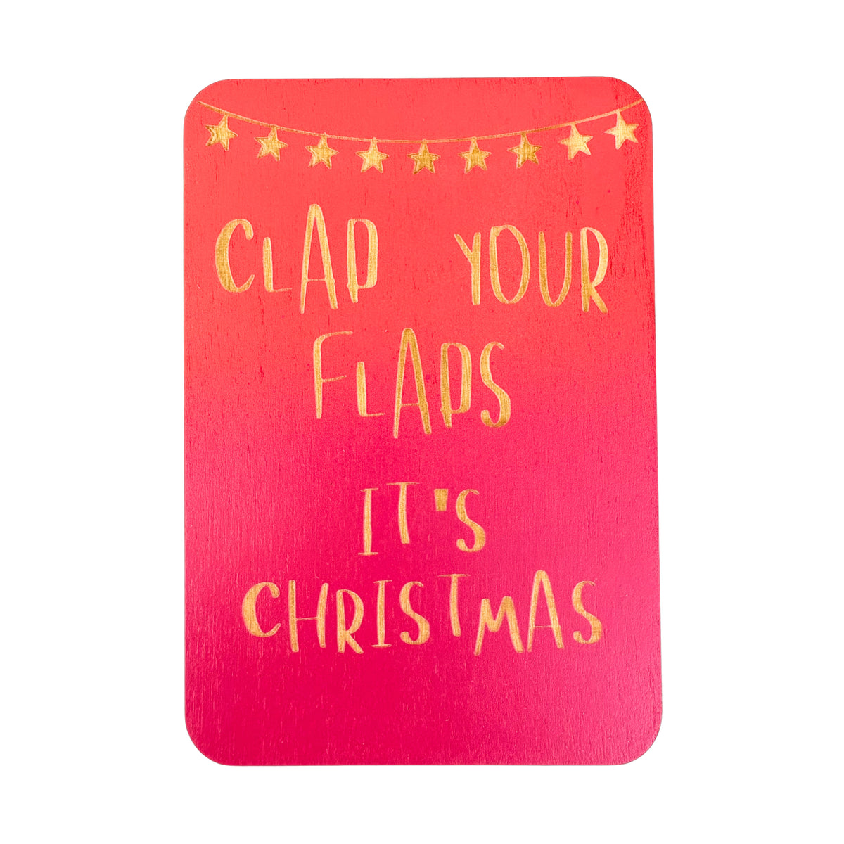 Xmas - Clap Your Flaps It's Christmas - Cheeky Charlie Keep Cards
