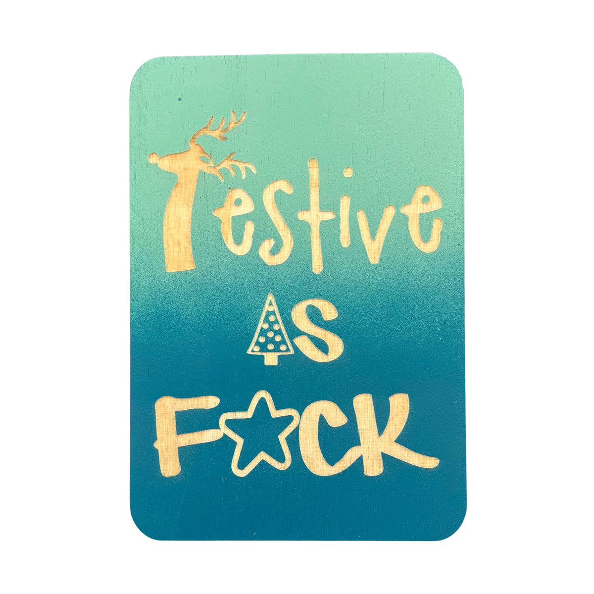 Xmas - Festive As Fuck - Cheeky Charlie Keep Cards
