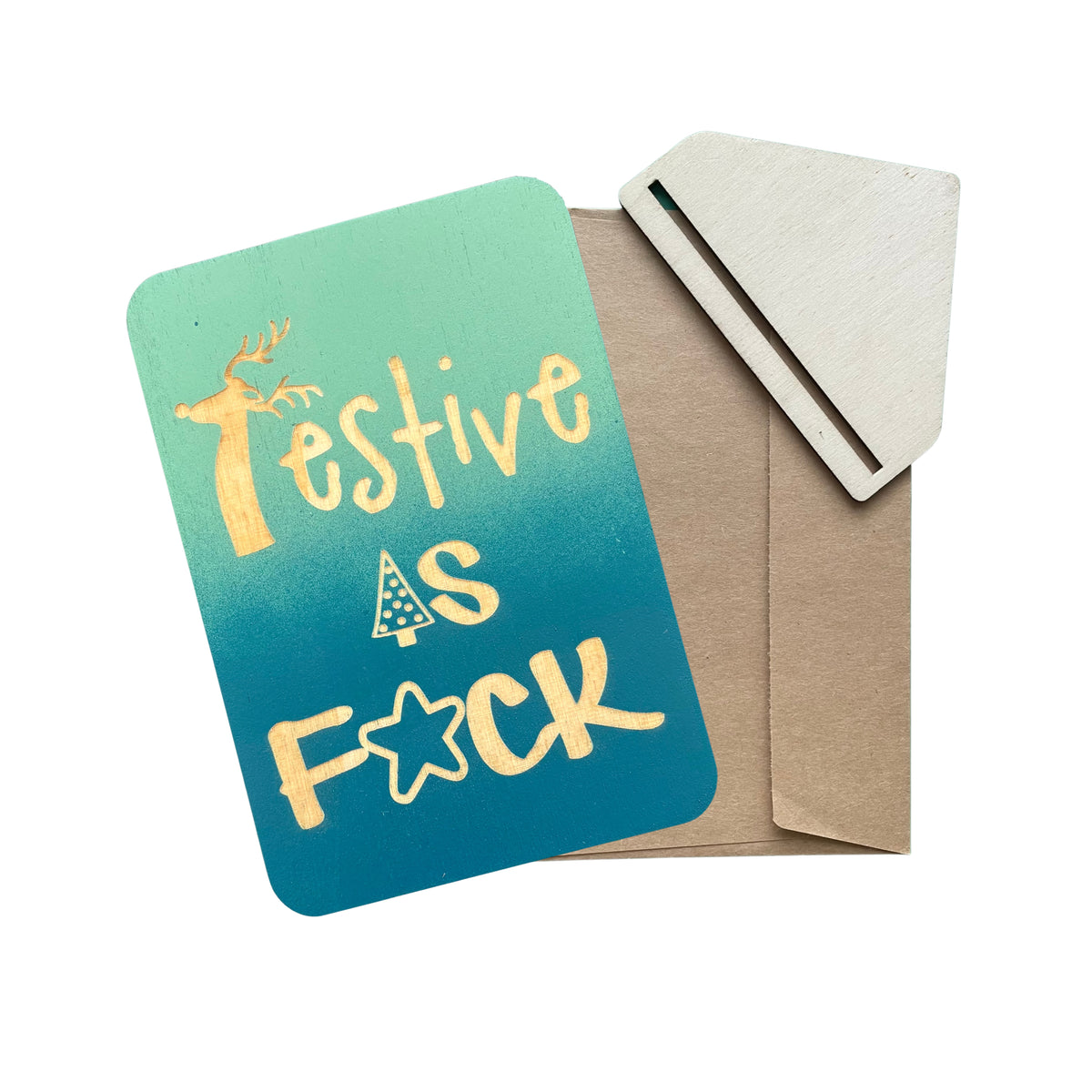 Xmas - Festive As Fuck - Cheeky Charlie Keep Cards