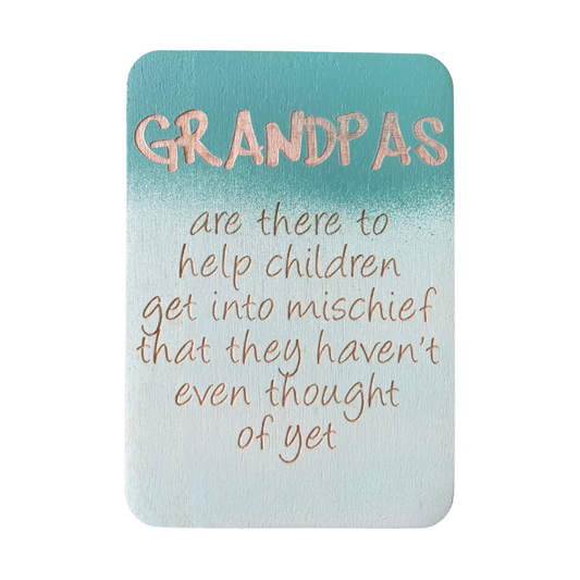 Grandpas Are There To Help Children - Cheeky Charlie Keep Cards