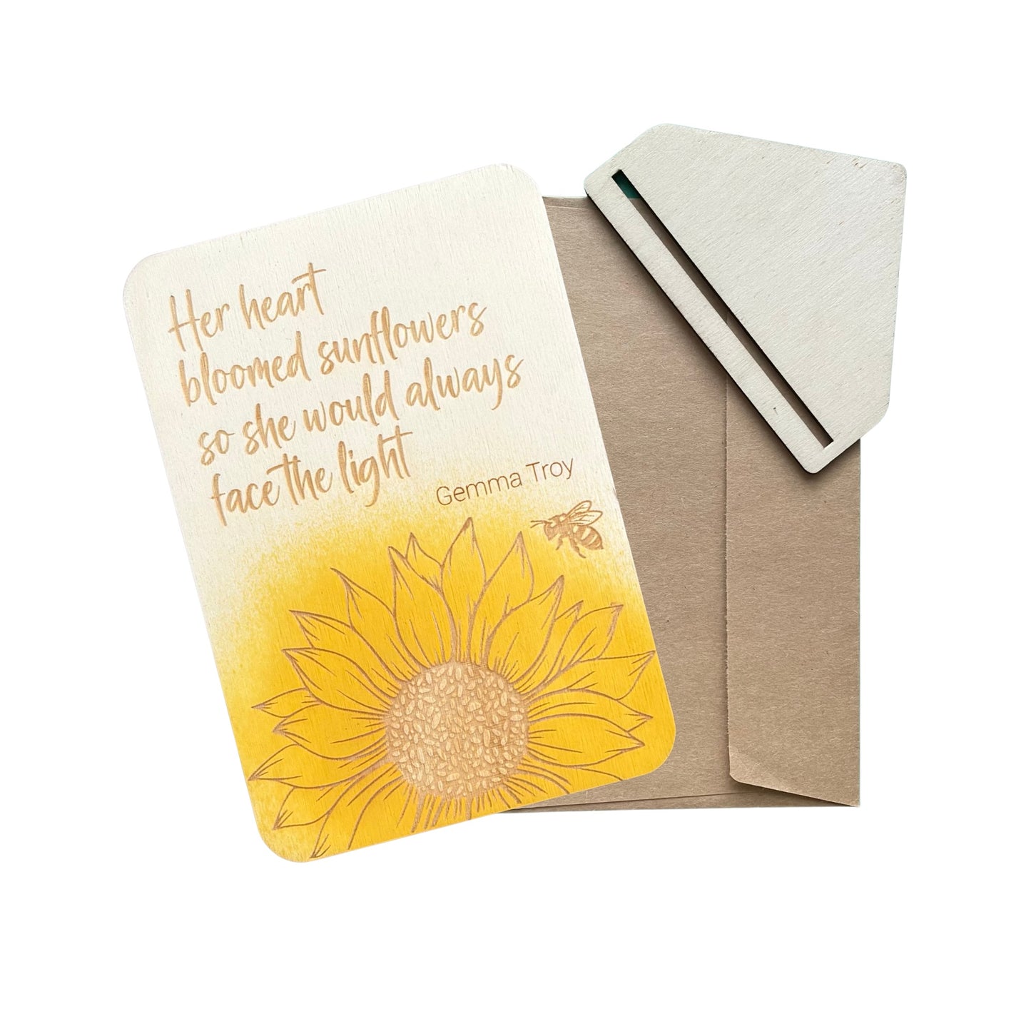 Her Heart Bloomed Sunflowers So She Would Always Face The Light