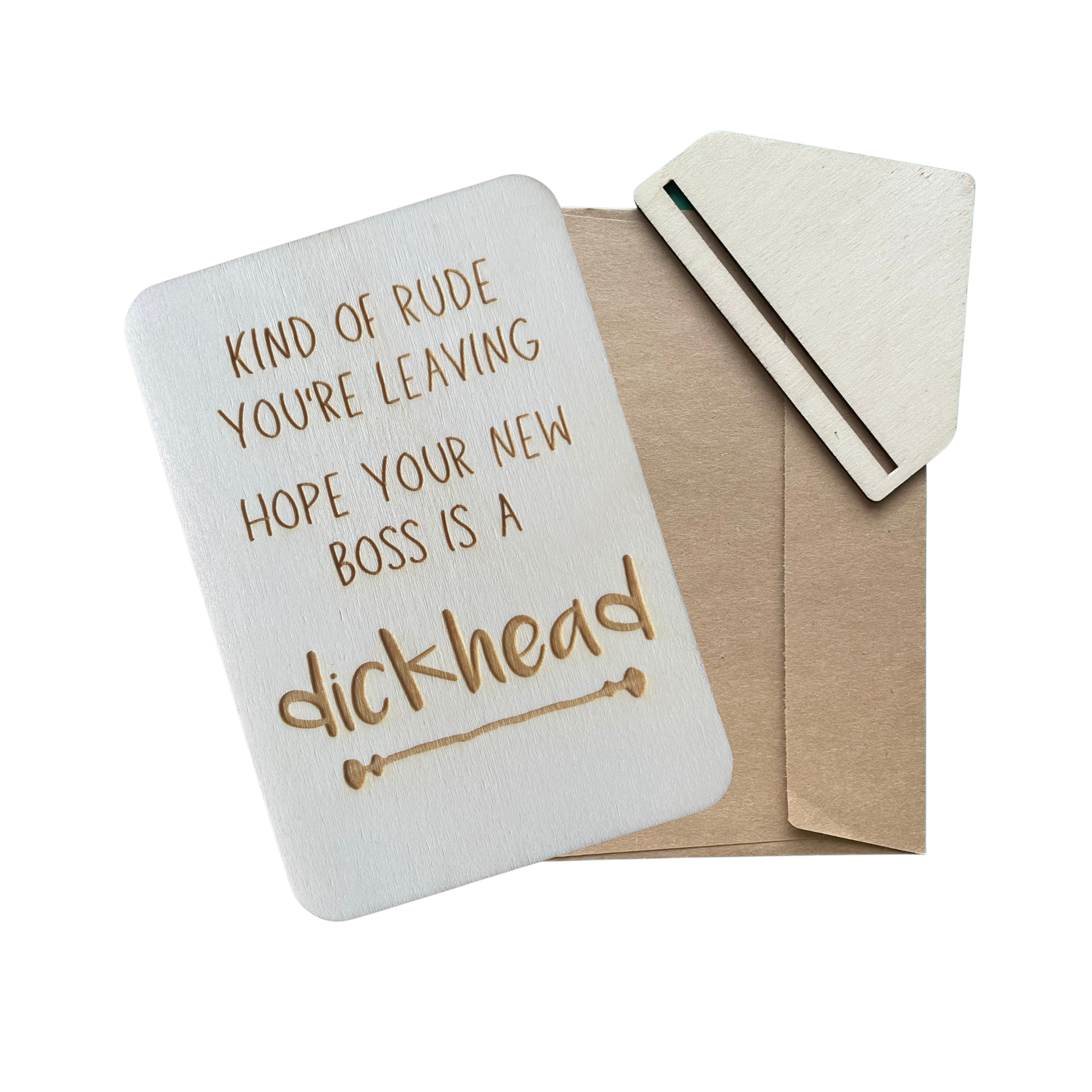 Kind Of Rude You're Leaving - Cheeky Charlie Keep Cards