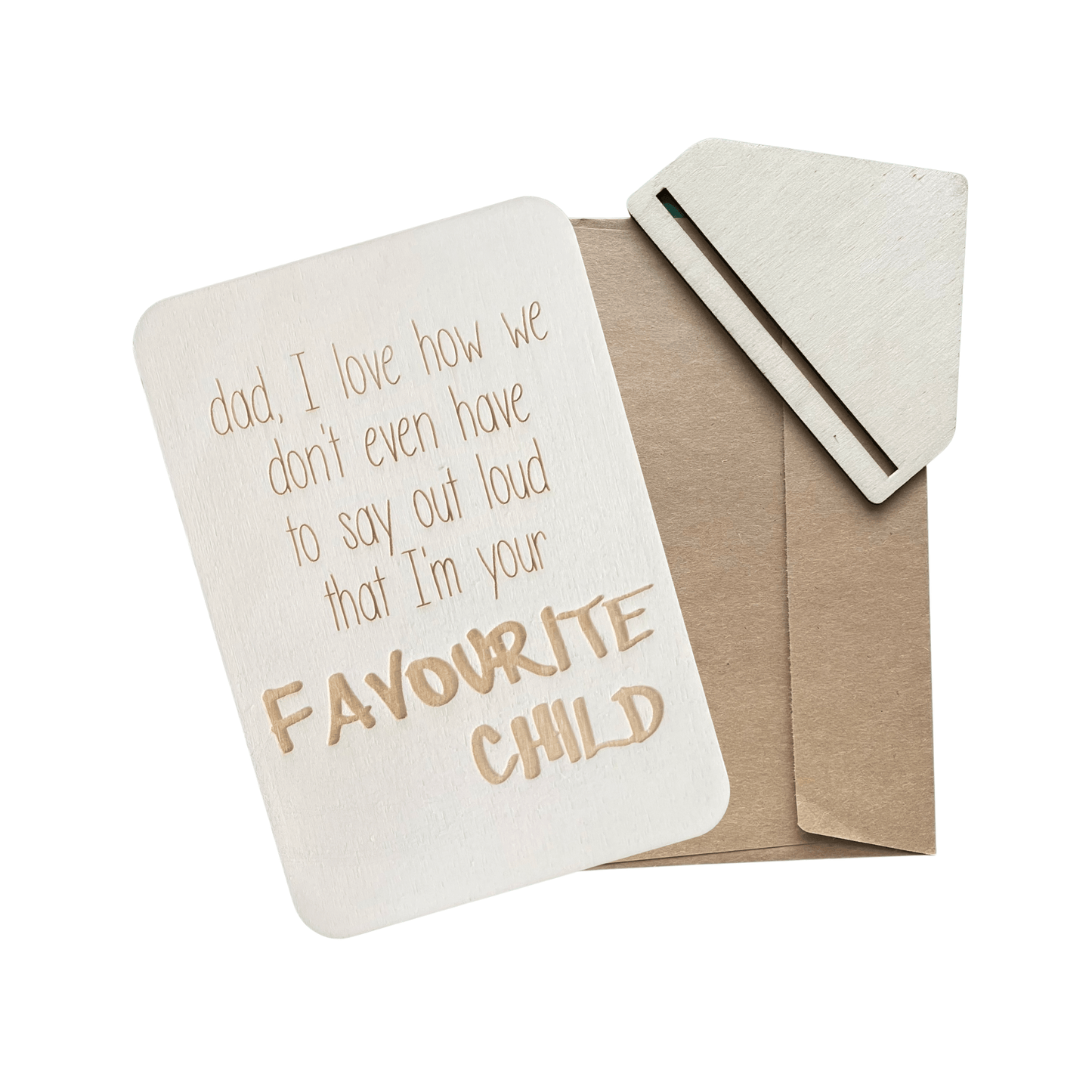 Dad, I'm Your Favourite Child - Cheeky Charlie Keep Cards