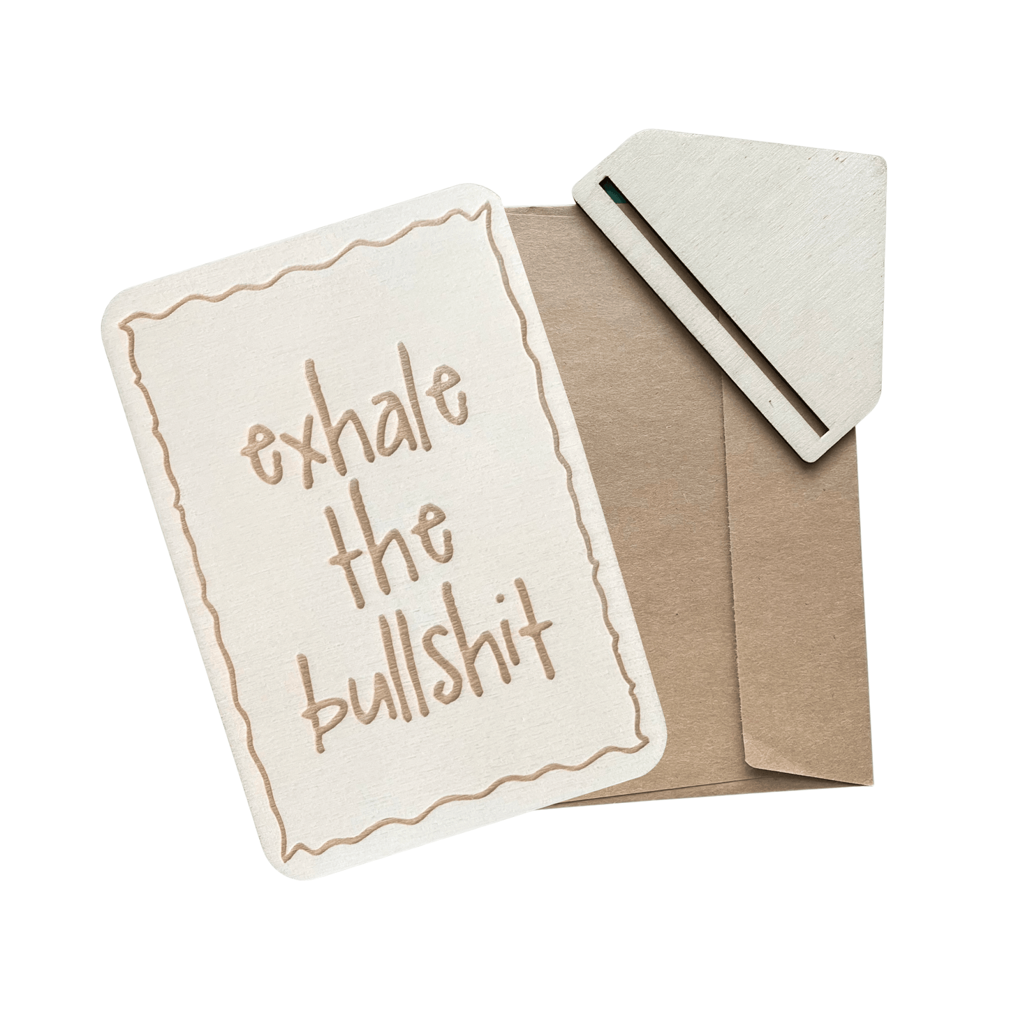 Exhale The Bullshit - Cheeky Charlie Keep Cards