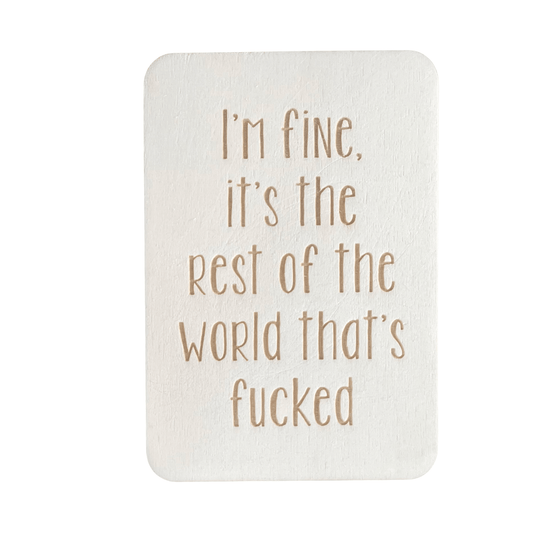 I'm Fine - Cheeky Charlie Keep Cards