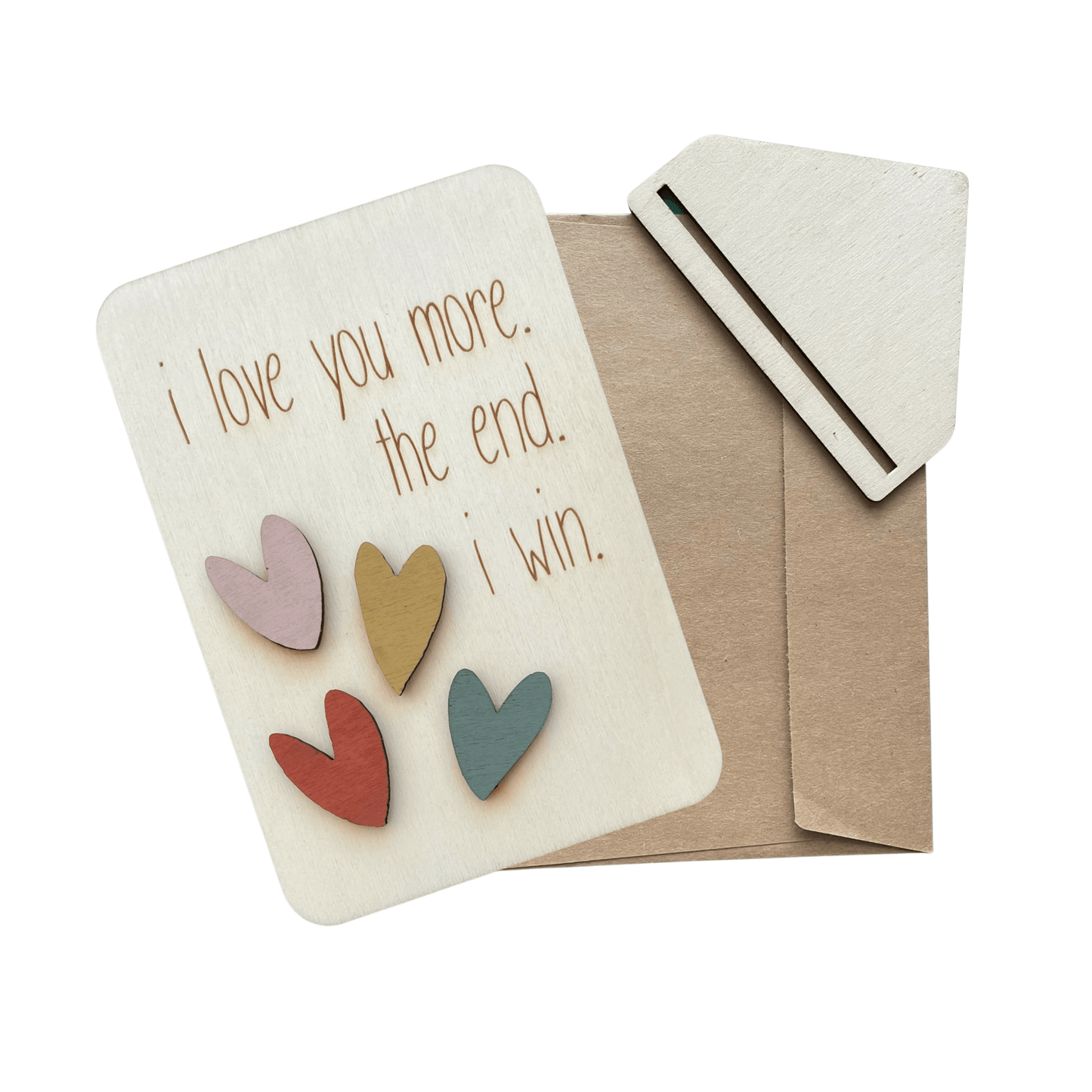 I Love You More - Cheeky Charlie Keep Cards