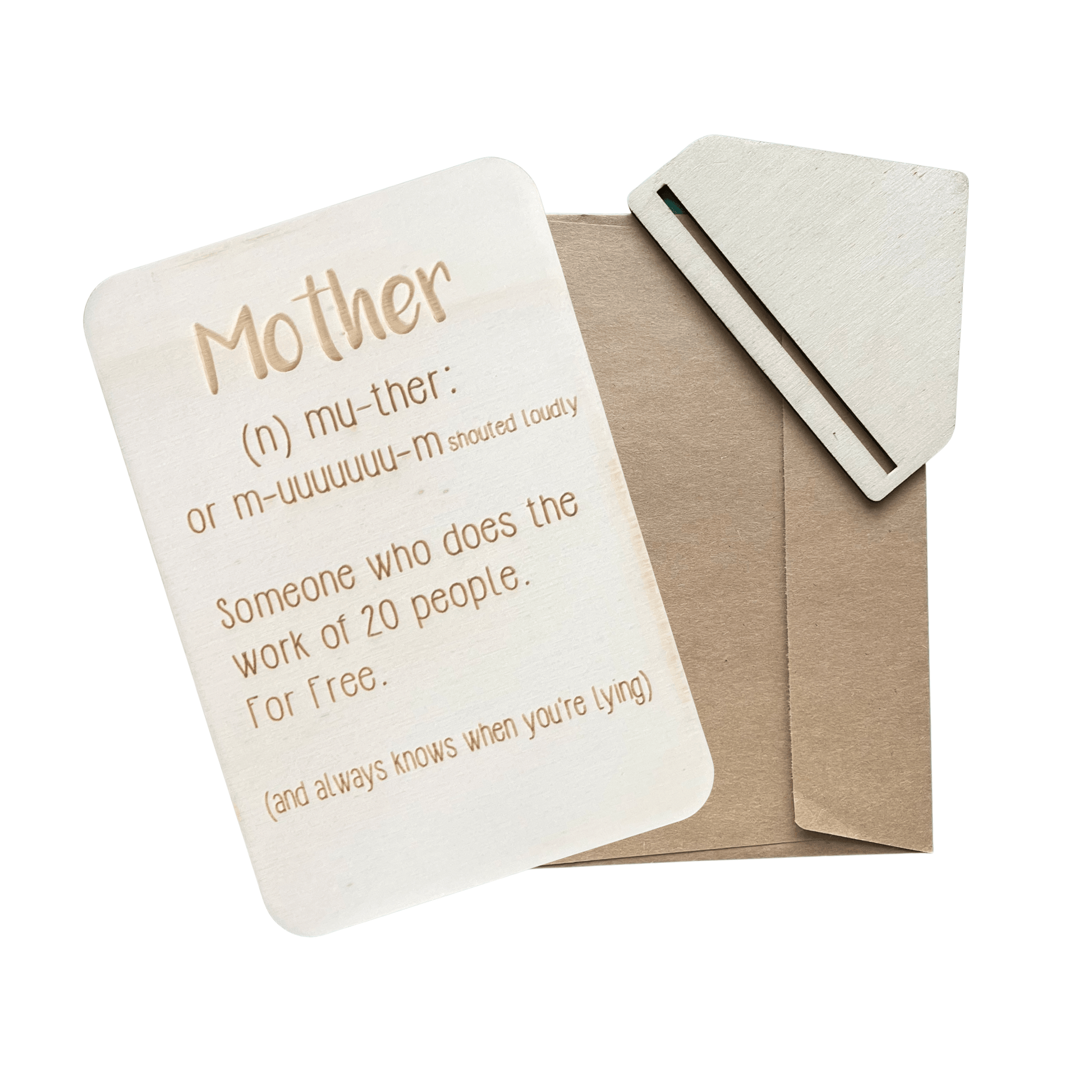 Mother (n) - Cheeky Charlie Keep Cards