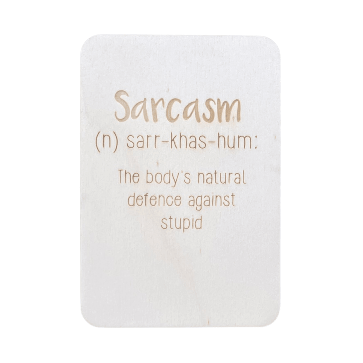 Sarcasm - Cheeky Charlie Keep Cards