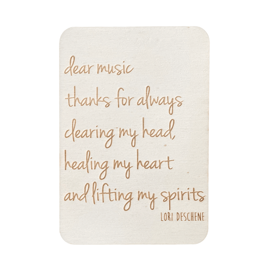 Dear Music - Cheeky Charlie Keep Cards