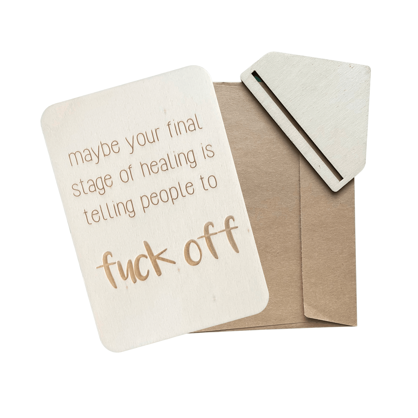 Maybe Your Final Stage Of Healing... - Cheeky Charlie Keep Cards