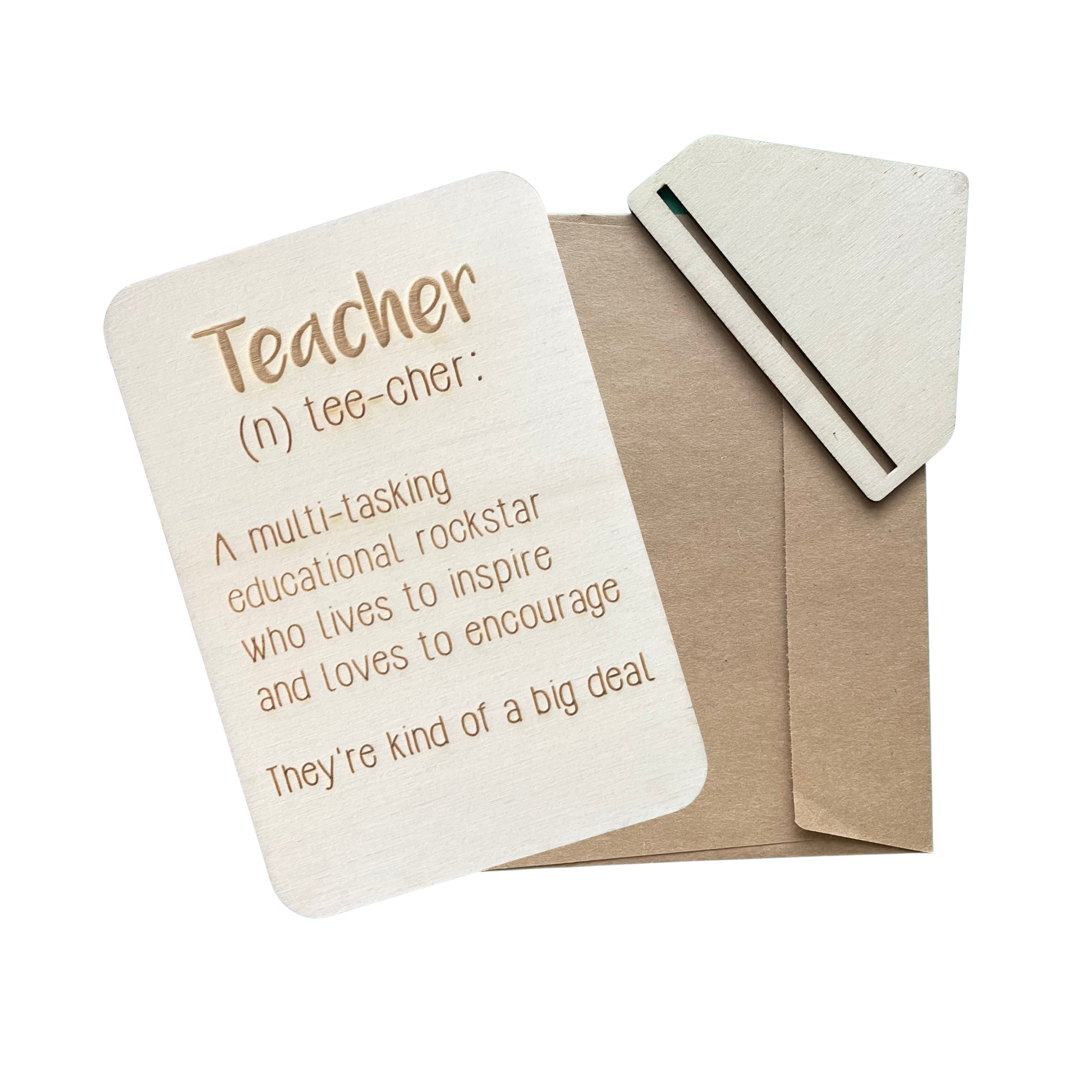 Teacher (n) - Cheeky Charlie Keep Cards