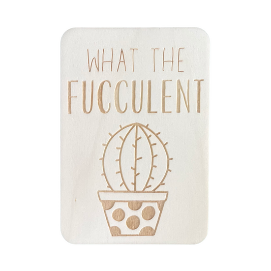 What The Fucculent - Cheeky Charlie Keep Cards